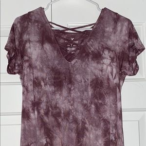 American Eagle crossed shirt